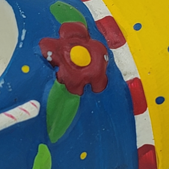 Mary Engelbreit Christmas Mitten Votive Candle Holders Set of 3 Hand Painted - Picture 5 of 16